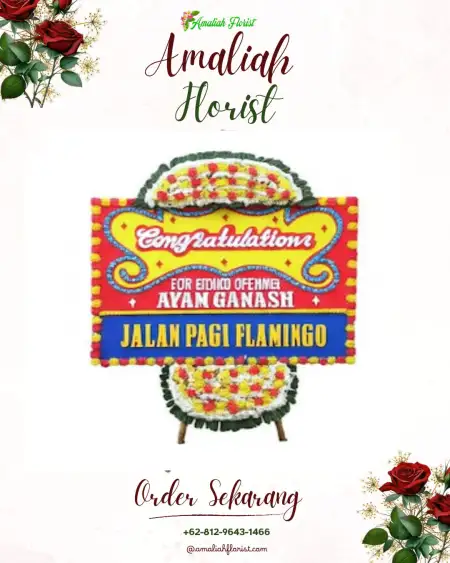 Sewa Papan Bunga Bunutin